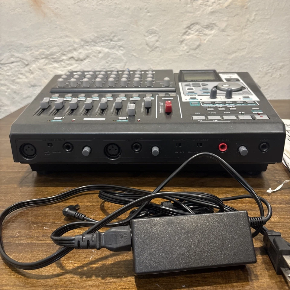 Tascam DP-01FX/CD Portastudio 8 Track Console Digital Mixer + Pwr Supply Manual - Image 3 of 4