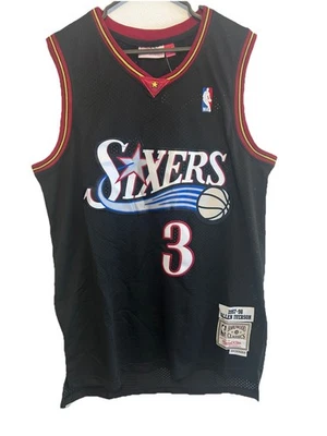 Canotta NBA Allen Iverson Philadelphia 76ers 1997/1998 Taglia XL. - Bild 1 von 4
