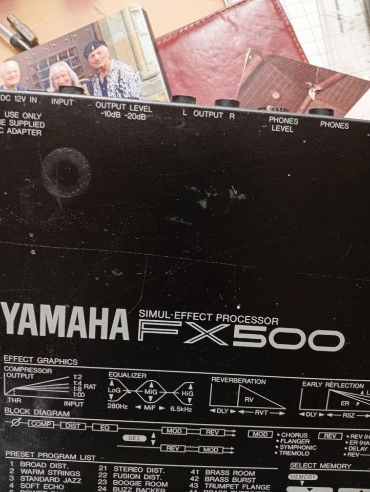 Simultan Effect Yamaha FX 500 - Bild 4 von 4