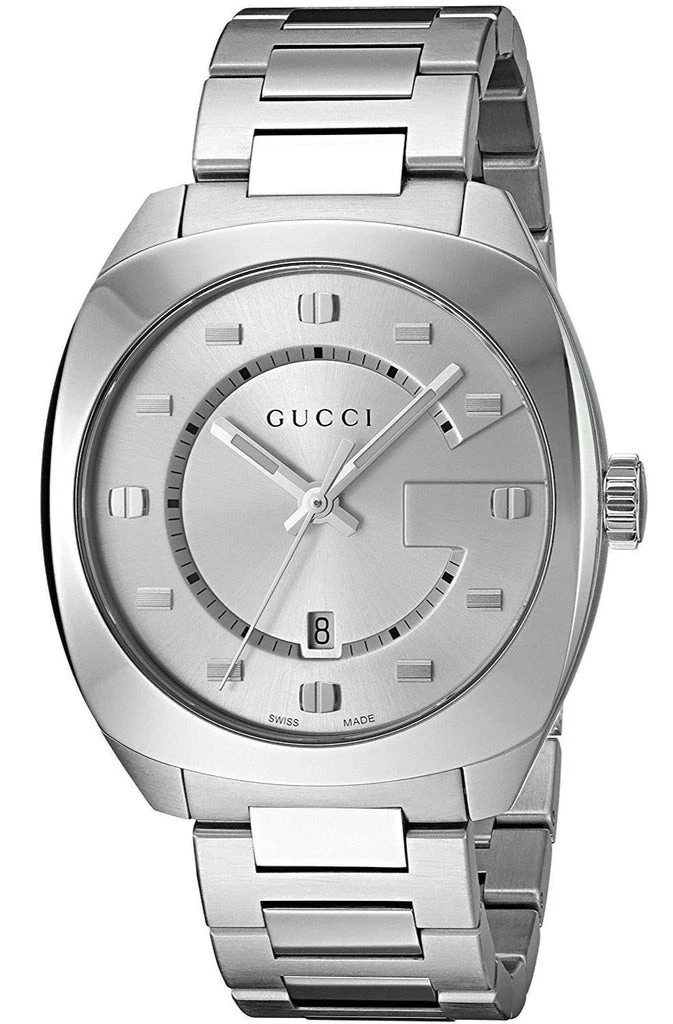 Orologio Uomo Gucci GG2570 Quadrante Argento YA142308