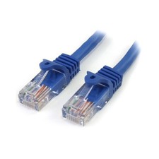 Startech RJ45PATCH35 35FT BLUE CAT5E CABLE SNAGLESS ETHERNET CABLE GIGABIT LAN R