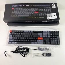 Keychron K5 Pro Wireless Mechanical Keyboard Bluetooth/Wired Full Size READ