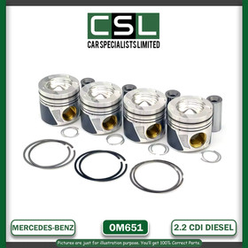Mercedes-Benz OM651 main bearing set piston set oil pump overhaul 2.2CDI