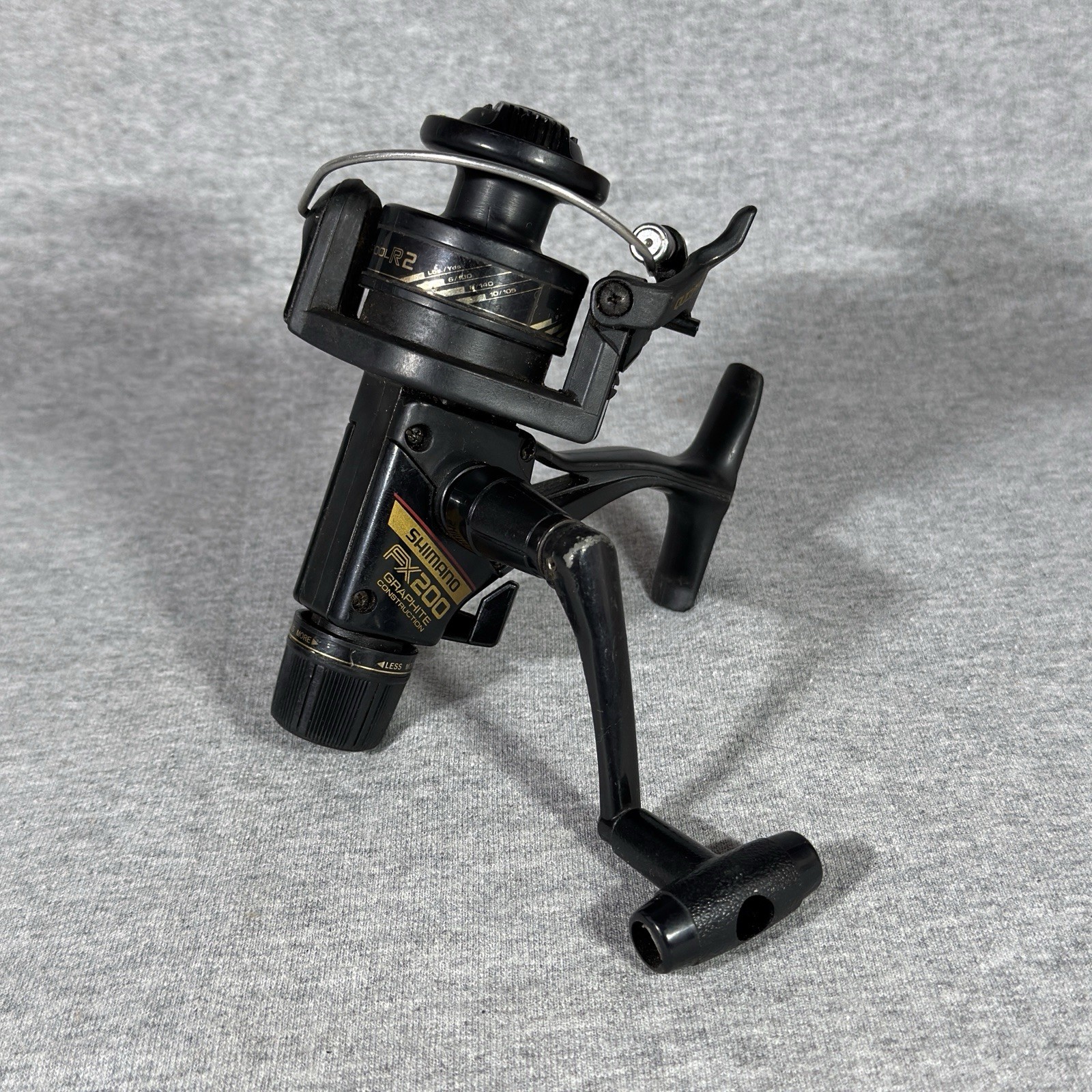 Shimano FX200 Quick Fire II R2 Spool Graphite Spinning Reel