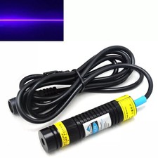 1pc Violet/Blue Line 405nm 300mW Focusable Laser Diode Module 5V 16x68mm