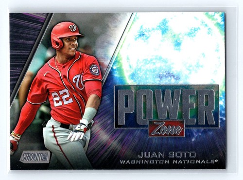 2020 Topps Stadium Club Power Zone #PZ-9 Juan Soto Washington Nationals