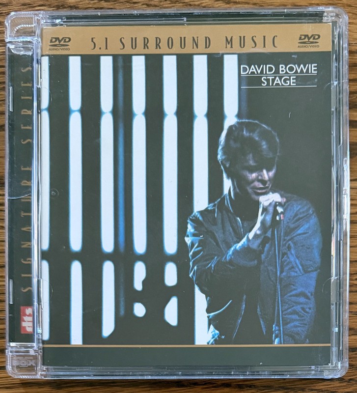 *OOP* David Bowie / STAGE (DTS) — DVD Audio — Multichannel 5.1 Surround + Stereo