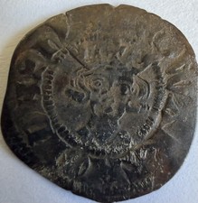 Edward I Silver Penny Hammered Medieval London Mint Class 10 c.1301-07 (A25)