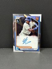 2024 Bowman Chrome Yohairo Cuevas 1st Base Auto #CPA-YCU Mets