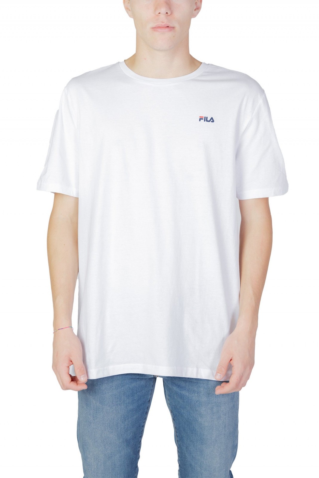 Fila Abbigliamento Uomo T shirt maniche corte XXL Bi pack Bianco nero Girocoll