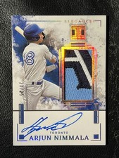 ARJUN NIMMALA 2025 Panini Impeccable Elegance Jumbo Patch Relic Auto 23/25
