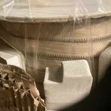 Conso Continuous Zipper Chain #10 Brass (Metal Chain)  Beige By The Yard