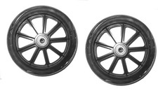 HEALTHLINE Health Line Products Walker Rollator Replacement 6" Wheels 9 Spoke...