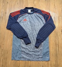 Vintage Adidas Striped Goalkeeper Long Sleeve Soccer Jersey Small B54