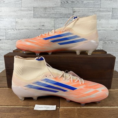 Adidas F50 Sparkfusion Elite Mid FG AG Soccer Cleats Orange JH7647