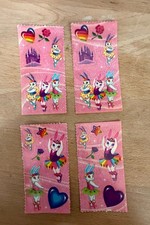 Lisa Frank Sticker Vintage Bunny Ballerina 4 stickers Rare