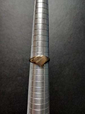 Siegelring 9 kt Gold Größe O
