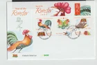 Ireland 2005  Year of the Rooster M/Sheet FDC per scan