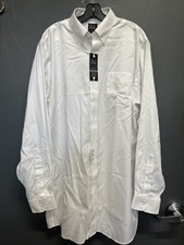 NWT Jos. A Bank Traditional Fit Long Sleeve Button Up Shirt White Size 16 1/2 32