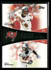 2011 Topps #FF-FW Josh Freeman / Mike Williams Faces of the Franchise
