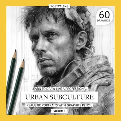 Learn to Draw Like a Pro. Urban Subculture. Realistic Portraits with Graphite Pe