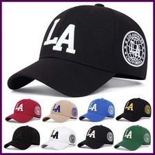 Gorra B isbol Unisex Bordado LA Ajustable Exterior Casual Sombrero Protecci n So