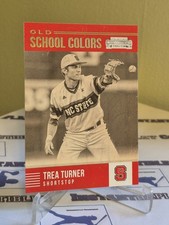 Trea Turner 2015 Panini Contenders Old School Colors #33 NC State Wolfpack