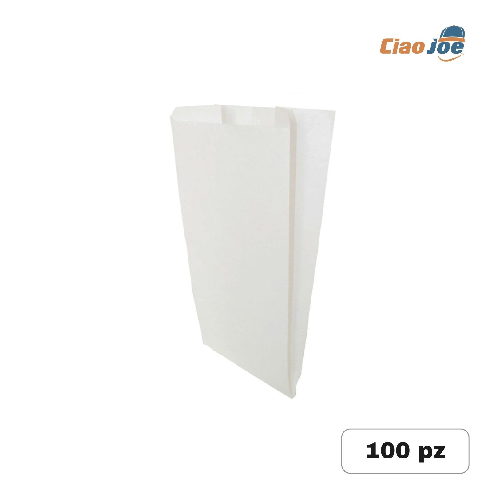 Bolsas Papel Blanco Kraft Alimentos Pan Dulces Regalo 100 Pzas.