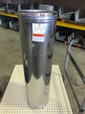 Z-VENT 10" DIA x 36" LENGTH PIPE STAINLESS STEEL CHIMNEY VENT - 2SVEP103