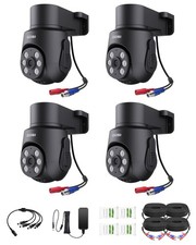 4 x 1080p HD-TVI Surveillance Camera Outdoor Indoor, 360  Pan Tilt 2MP Wired ...