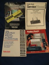 Vintage 1980's Lot of 4 Tandy Radio Shack Catalogs Guides Manuals Vgd