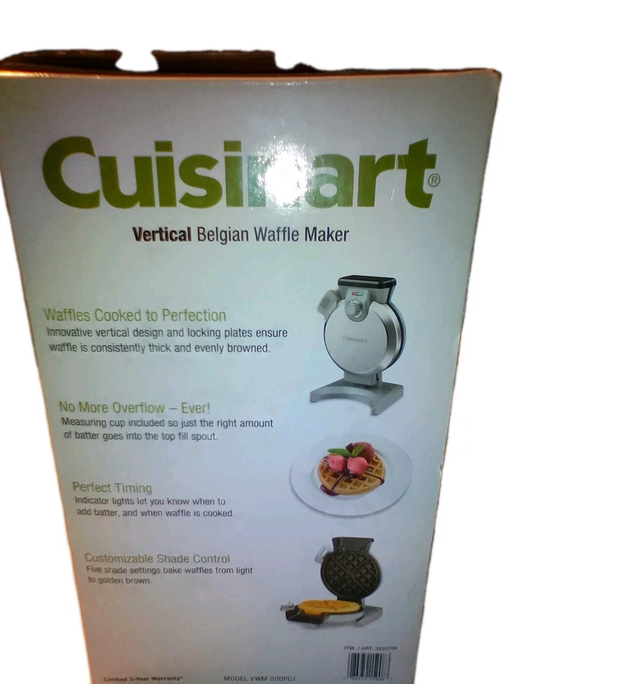 Gofrera vertical Cuisinart NWM-200PC1. Usado 2 veces Foto 3 de 4