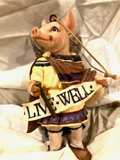 Vintage Joanne West “Through the Looking Glass”, “Flying Collectible” ornament