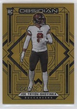 2021 Obsidian Rookies Electric Etch Gold Flood 4/10 Joe Tryon-Shoyinka #174 13c1