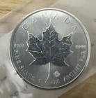 2 silver Maples bullion 1 oz rounds