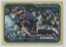 2024 Topps Update Gold Rainbow Foil Ryne Stanek #US121 1dv4