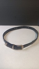 Fossil Unisex belt MB4036001 size 36 braided leather, buckle tip Conchos