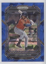 2023 Panini Prizm Blue Ice Prizm Jacob Melton #66 06p8