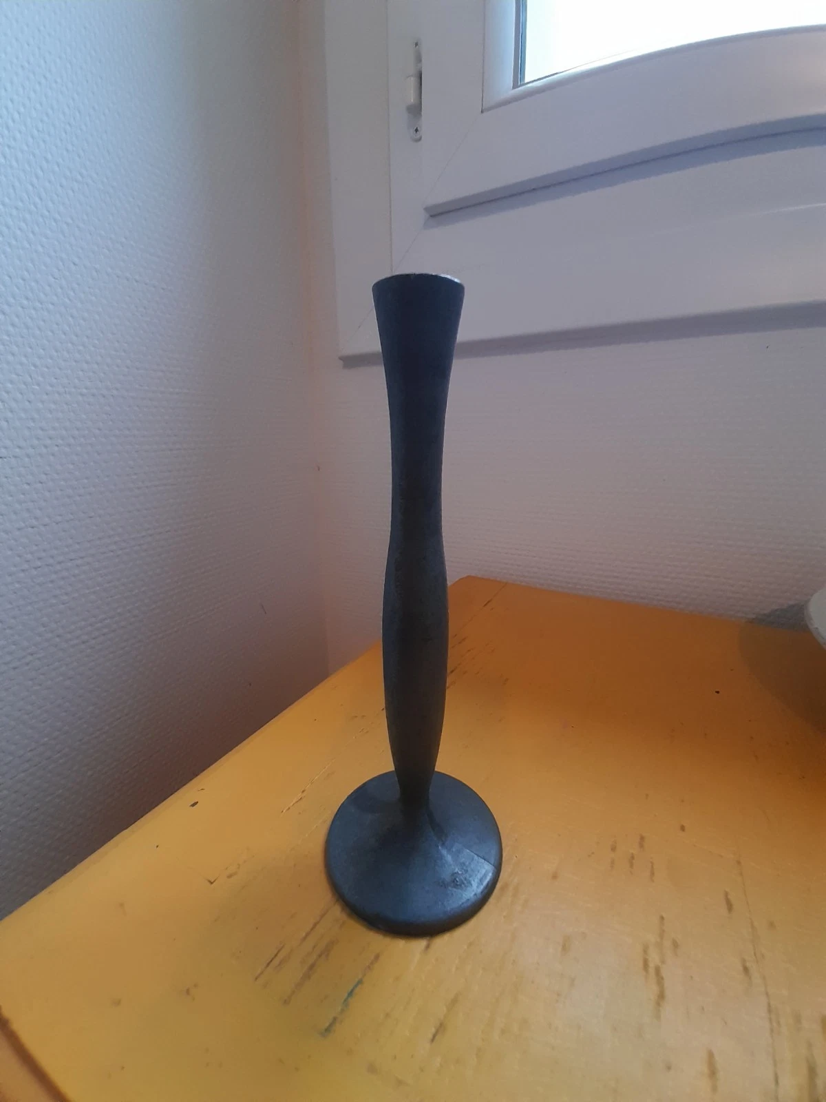 Collectible Small Pewter Soliflora Vase, Willemse, Rare, Very Good Condition.