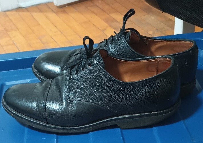 アレンエドモンズ Tate 10D NIB * $325 Allen Edmonds TATE Cap Toe 10 D Black * add $15 new