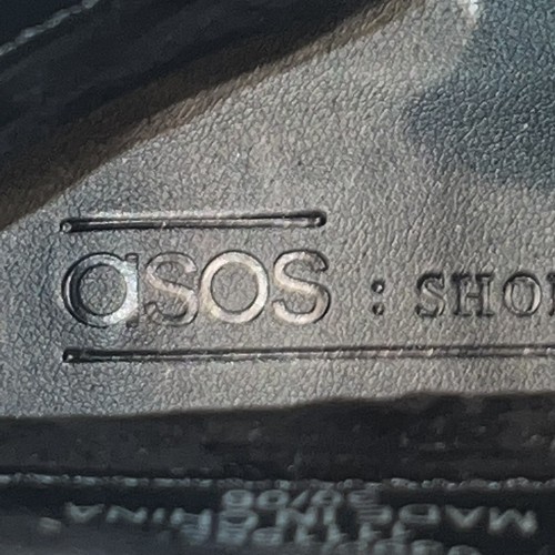 ASOS ACTON Flat Ankle Boots Bootie Women Size 6 Black Suede Side Zipper Preowned - Picture 11 of 12