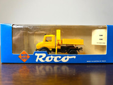 ROCO #1509 Unimog 1300 L Camion Utilitario con Gru Hiab "Giallo" 1:87