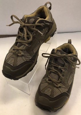 VASQUE Breeze 7085 Sz 7 M Womens Hiking Trail Walking Shoes Olive Green Gore-Tex