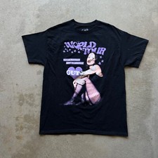 Olivia Rodrigo Official 2024 Guts World Tour Shirt Size Large Black Merch Music