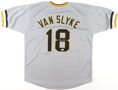 Andy Van Slyke Signed Pittsburgh Pirates Jersey (JSA COA) 3xAll