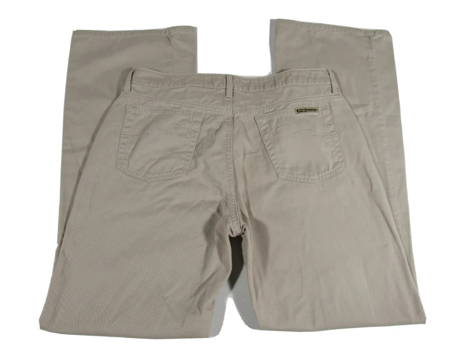 Bongo Feminino Bege Original Boot-cut Cáqui Tamanho 11 - Imagem 2 de 3