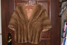 Couture J. Picone Brown Mink Autumn Haze Stole/wrap/shawl - Party/formal/bridal