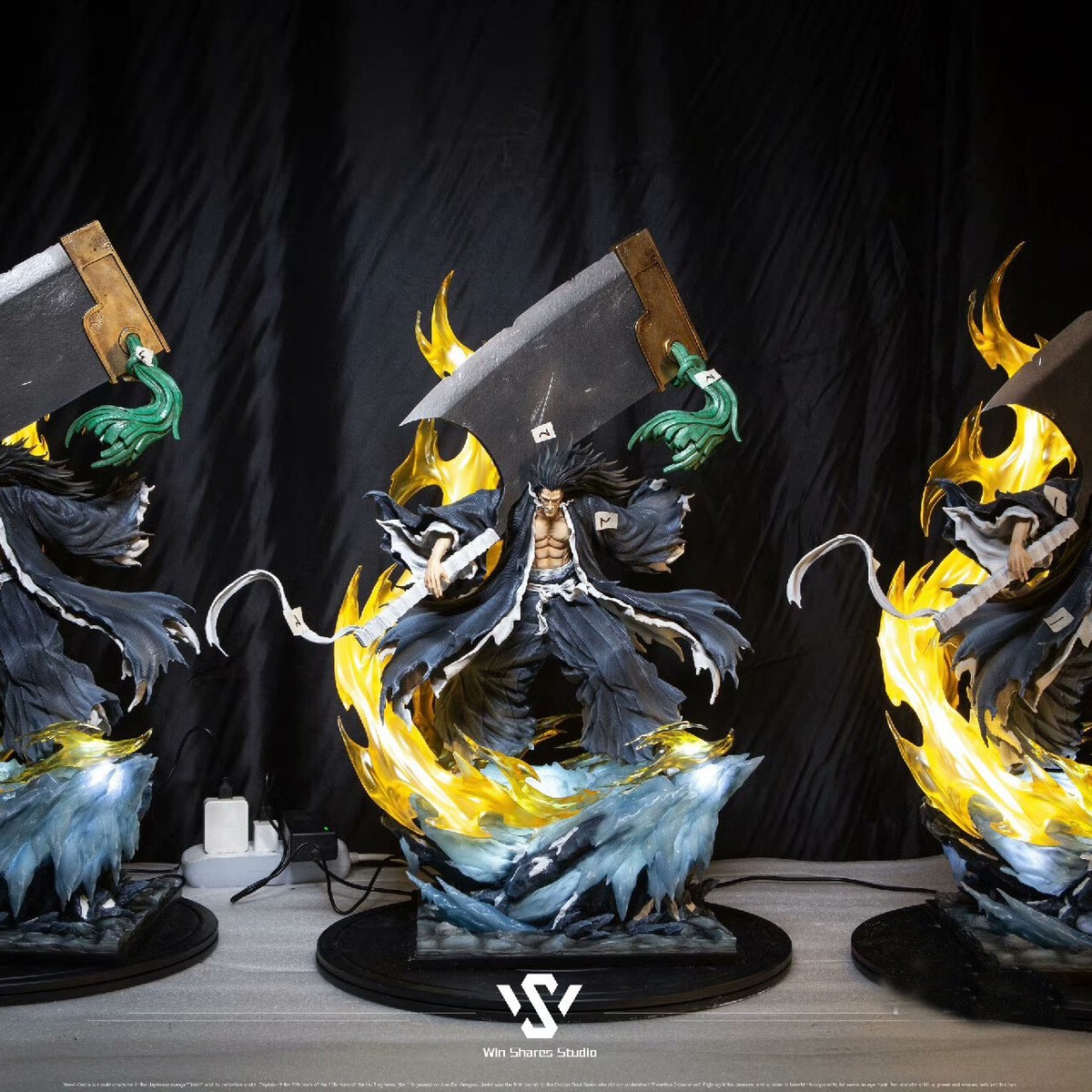 WSS C4 Studio Zaraki Kenpachi BLEACH Resin Statue EX version