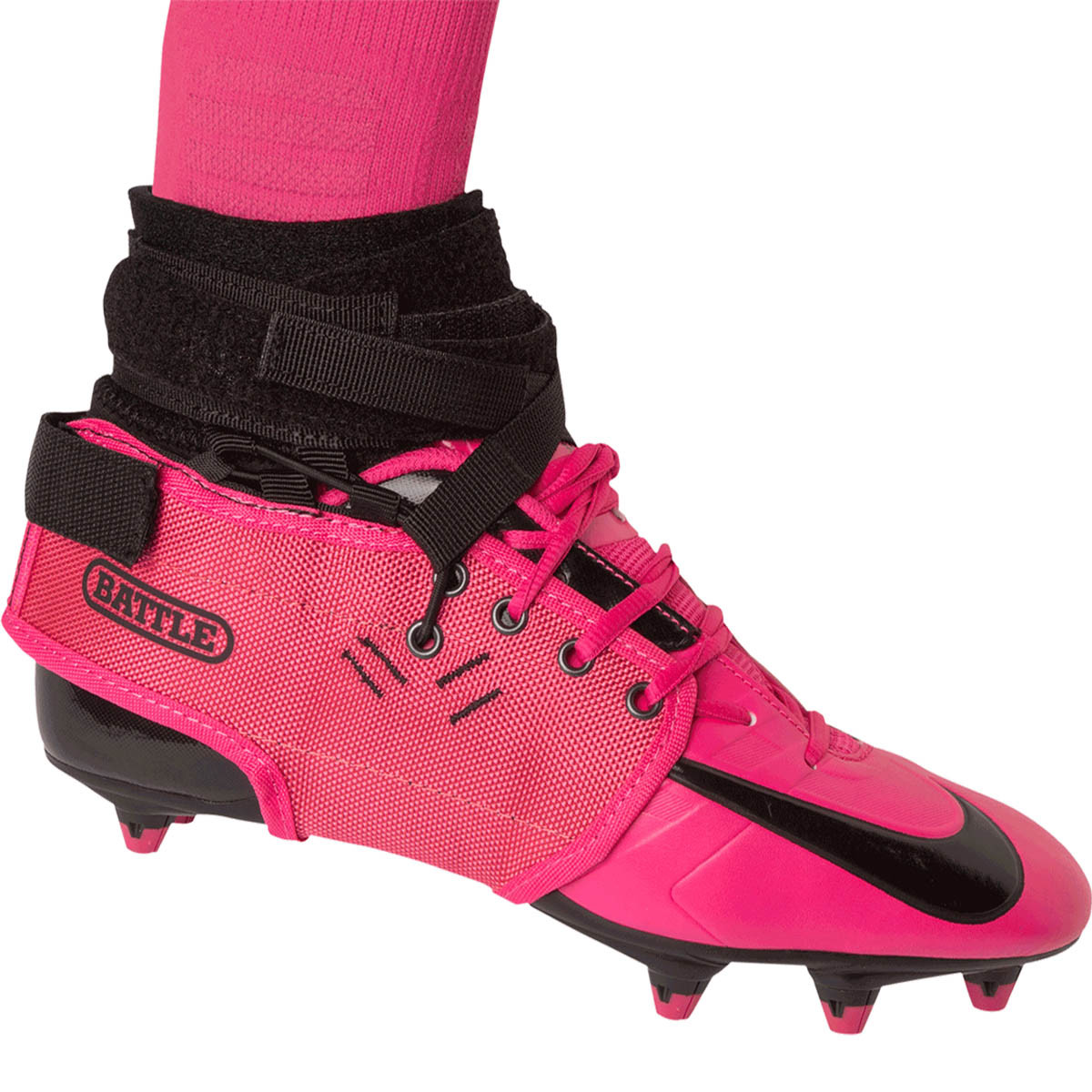 Battle Sports XFAST Over the Cleat Ankle Support System Pink