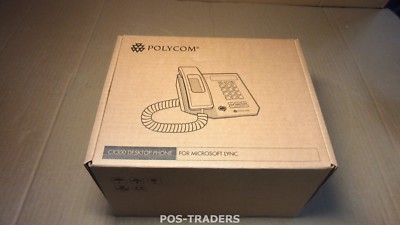 Polycom Lync Optimized CX300 USB IP Display Speakerphone 2200-32500-025 NEW NEU